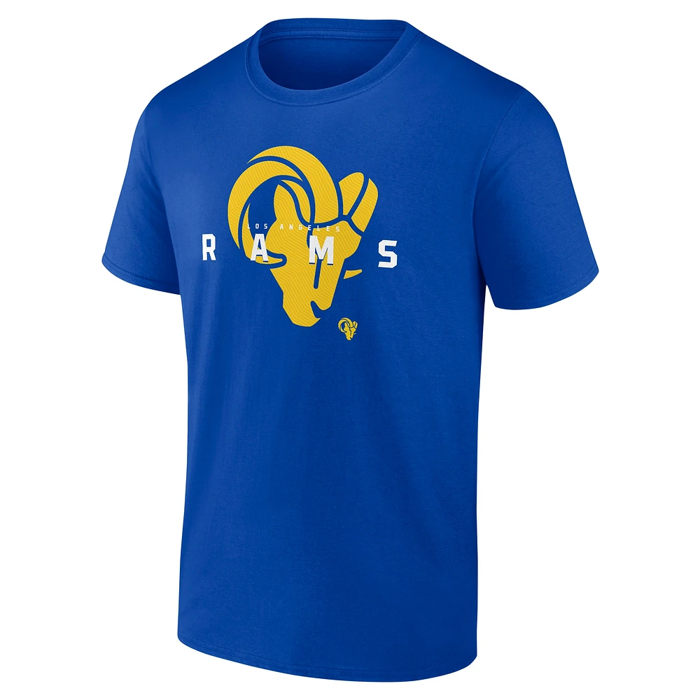 Men's Fanatics Royal Los Angeles Rams Coordinate T-Shirt