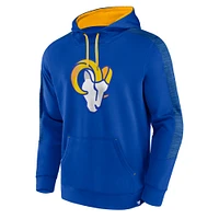 Men's Fanatics Royal Los Angeles Rams Defender Evo Pullover Hoodie