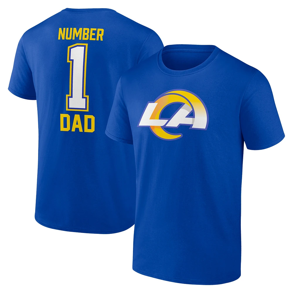 Men's Fanatics Royal Los Angeles Rams Father's Day T-Shirt