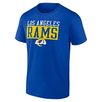 Men's Fanatics  Royal Los Angeles Rams Hard to Beat T-Shirt