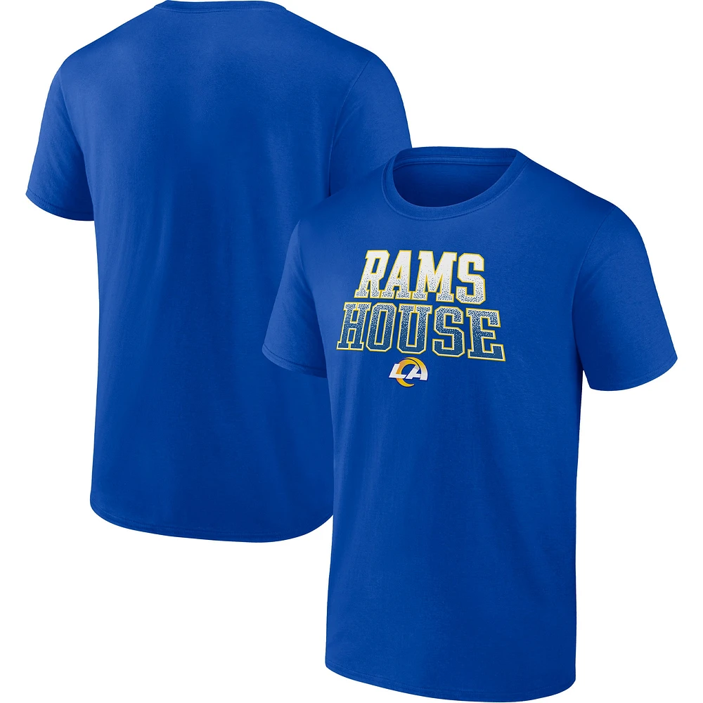 Men's Fanatics Royal Los Angeles Rams Heavy Hitter T-Shirt