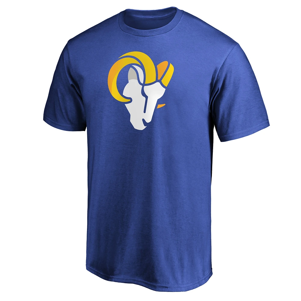 T-shirt de l'équipe avec logo principal Fanatics Royal Los Angeles Rams pour hommes