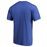 T-shirt de l'équipe avec logo principal Fanatics Royal Los Angeles Rams pour hommes