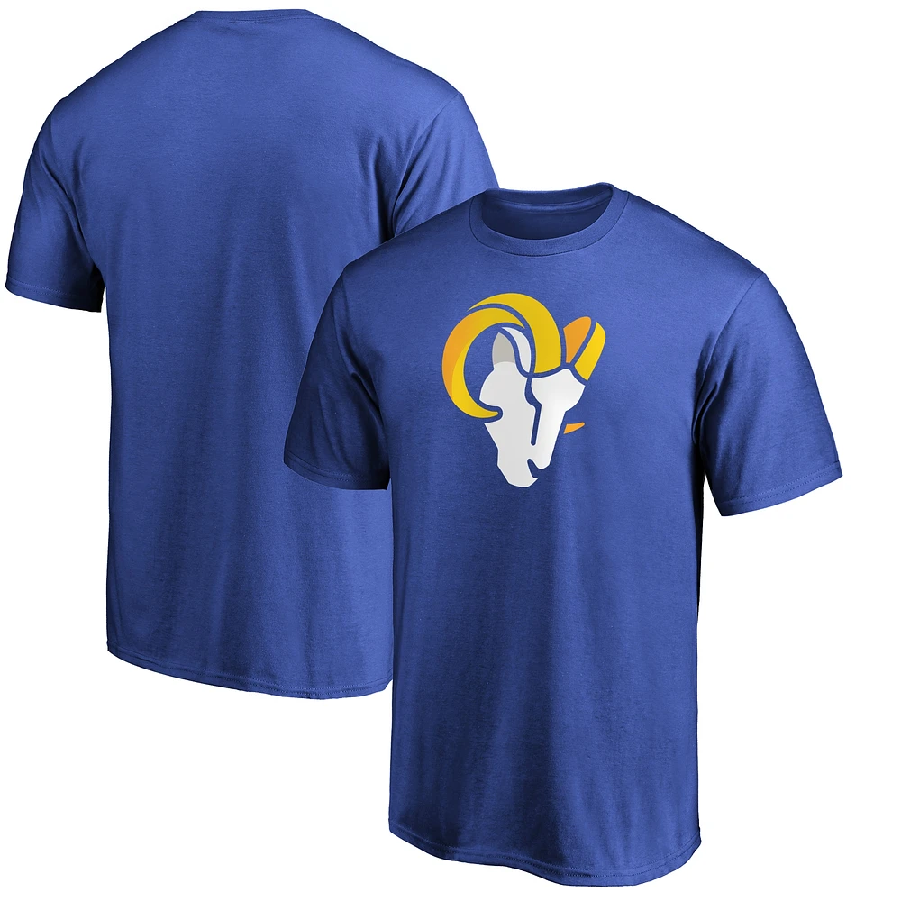 T-shirt de l'équipe avec logo principal Fanatics Royal Los Angeles Rams pour hommes