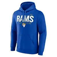 Men's Fanatics Royal Los Angeles Rams Pylon Outline Pullover Hoodie