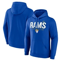 Men's Fanatics Royal Los Angeles Rams Pylon Outline Pullover Hoodie