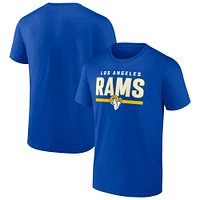 T-shirt vitesse et agilité Fanatics Royal Los Angeles Rams pour hommes