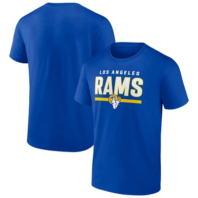 T-shirt vitesse et agilité Fanatics Royal Los Angeles Rams pour hommes