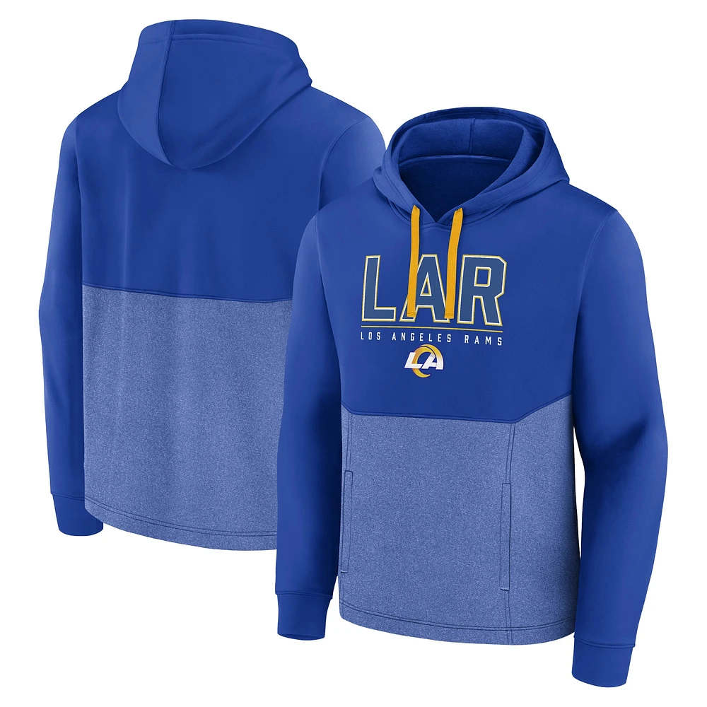 Sweat à capuche réussi Fanatics Royal Los Angeles Rams pour hommes