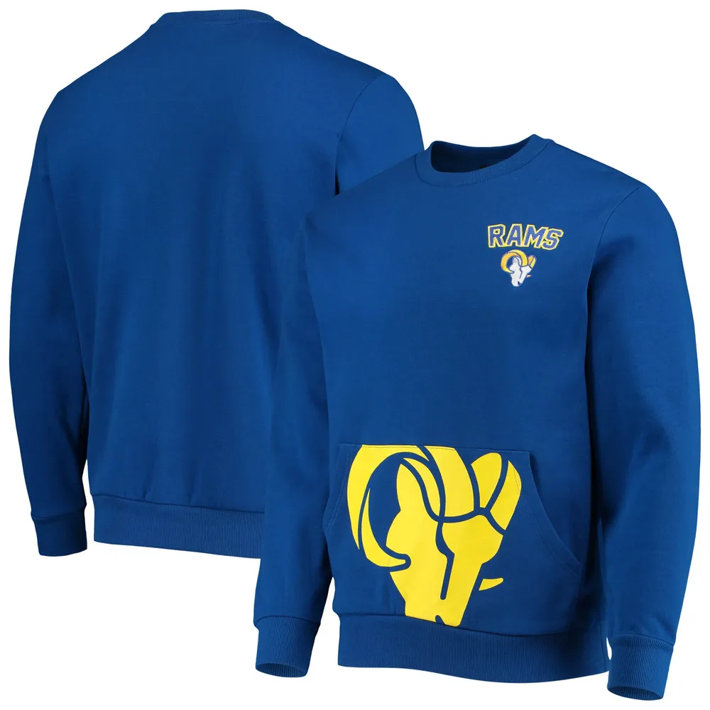 Lids Los Angeles Rams FOCO Pocket Pullover Sweater - Royal