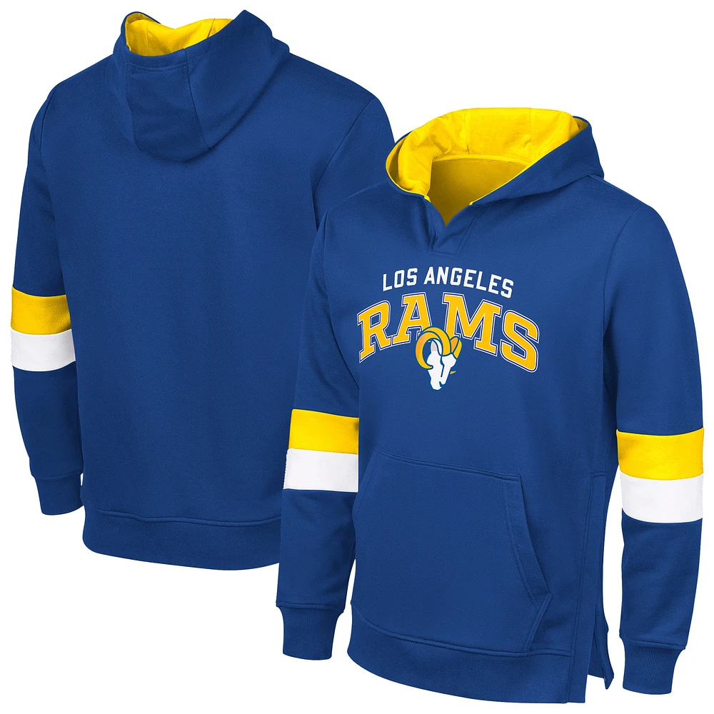 Sweat à capuche adaptatif G-III Sports by Carl Banks Royal/Gold Los Angeles Rams pour homme