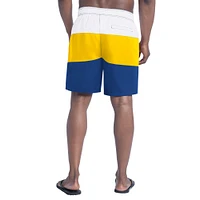 Short de bain G-III Sports by Carl Banks pour homme, couleur royal/or, Los Angeles Rams Sunrise Volley
