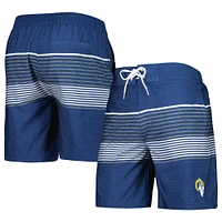 Men's G-III Sports by Carl Banks Royal Los Angeles Rams Coastline Volley Swim Shorts