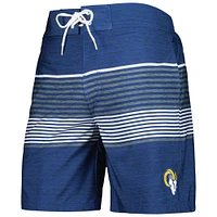 Men's G-III Sports by Carl Banks Royal Los Angeles Rams Coastline Volley Swim Shorts