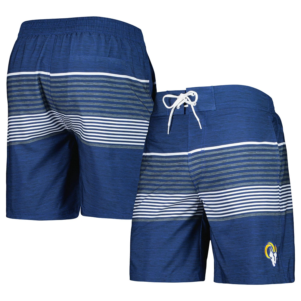 G-III Sports by Carl Banks Royal Los Angeles Rams Coastline Volley Short de bain pour homme