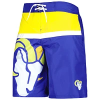 Maillot de bain G-III Sports by Carl Banks Royal Los Angeles Rams Sea Wind pour homme