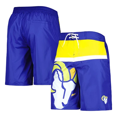 Maillot de bain G-III Sports by Carl Banks Royal Los Angeles Rams Sea Wind pour homme
