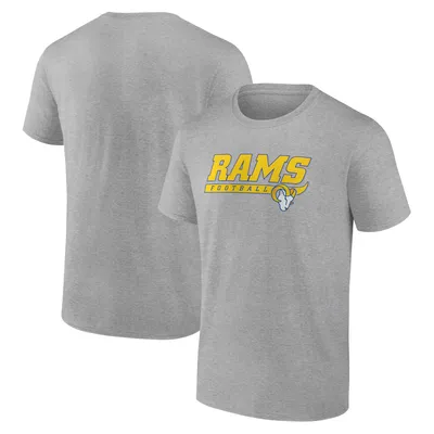 Los Angeles Rams Take the Lead T-Shirt - Heathered Gray