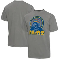 T-shirt Junk Food Graphite Los Angeles Rams Wonderland Infinity Vibe pour hommes