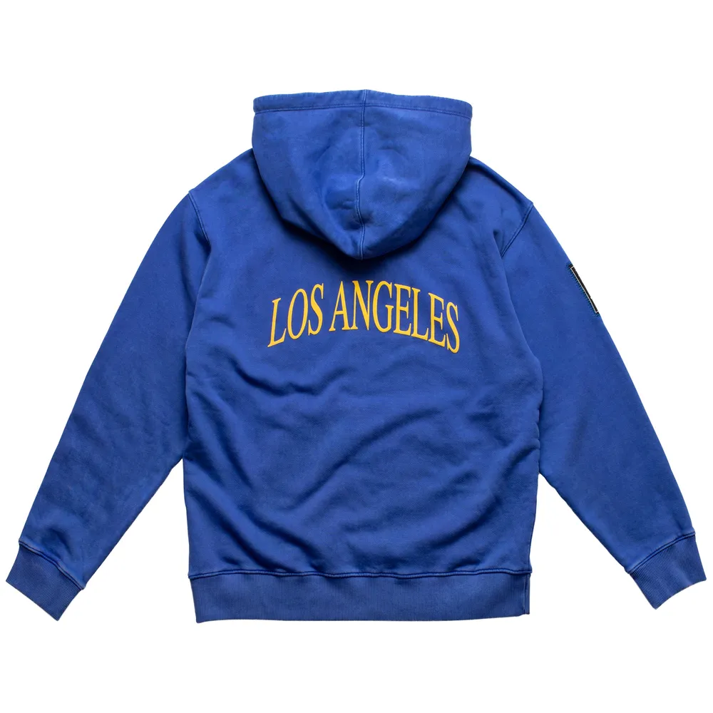 Men's Los Angeles Rams Royal Combine Pullover Logo Hoodie