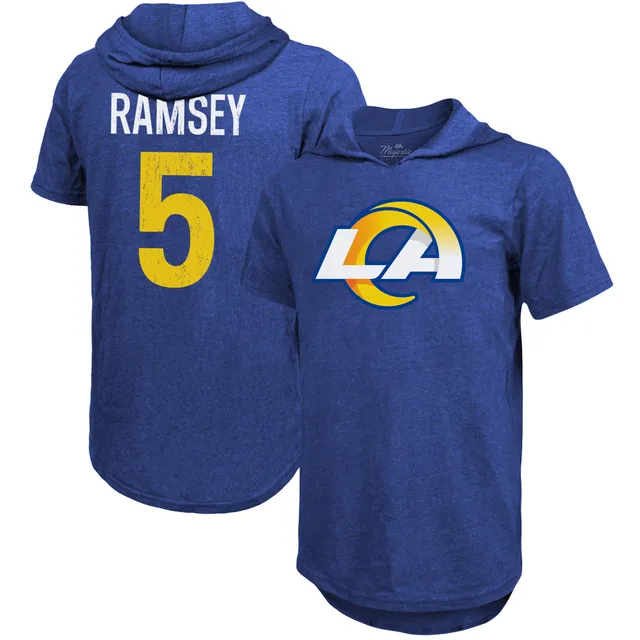 Outerstuff Youth Royal/Heather Gray Los Angeles Rams Play by Pullover Hoodie & Pants Set Size: Large