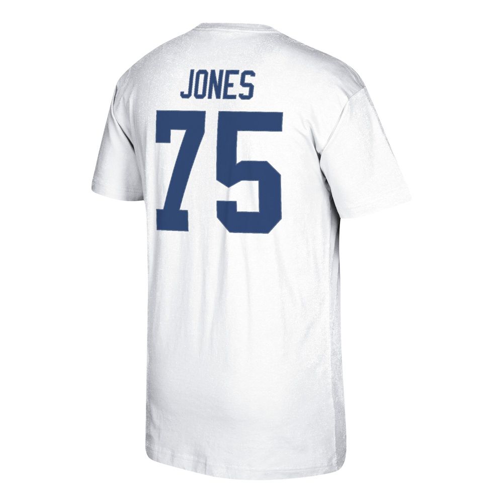 Men's Mitchell & Ness Deacon Jones White Los Angeles Rams Retired Player Logo Name Number T-Shirt