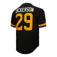 Men's Mitchell & Ness Eric Dickerson Black Los Angeles Rams Retired Player Name Number Mesh Top