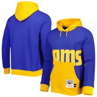 Chandail à capuchon Big Face 5.0 des Rams de Los Angeles Royal Mitchell & Ness pour homme