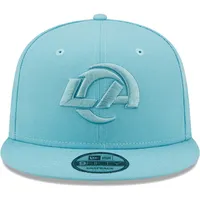 Men's New Era Aqua Los Angeles Rams Color Pack 9FIFTY Snapback Hat