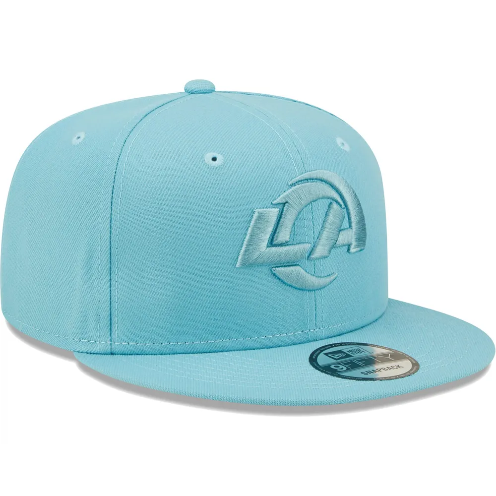 Casquette New Era Aqua Los Angeles Rams Color Pack 9FIFTY Snapback pour homme