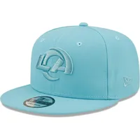 Casquette New Era Aqua Los Angeles Rams Color Pack 9FIFTY Snapback pour homme