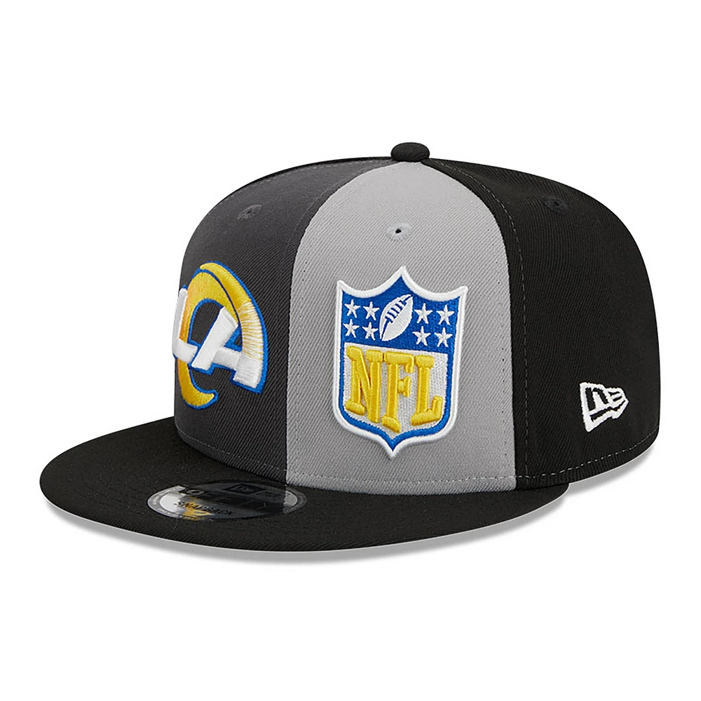 Men's New Era  Black/Gray Los Angeles Rams 2023 Sideline 9FIFTY Snapback Hat