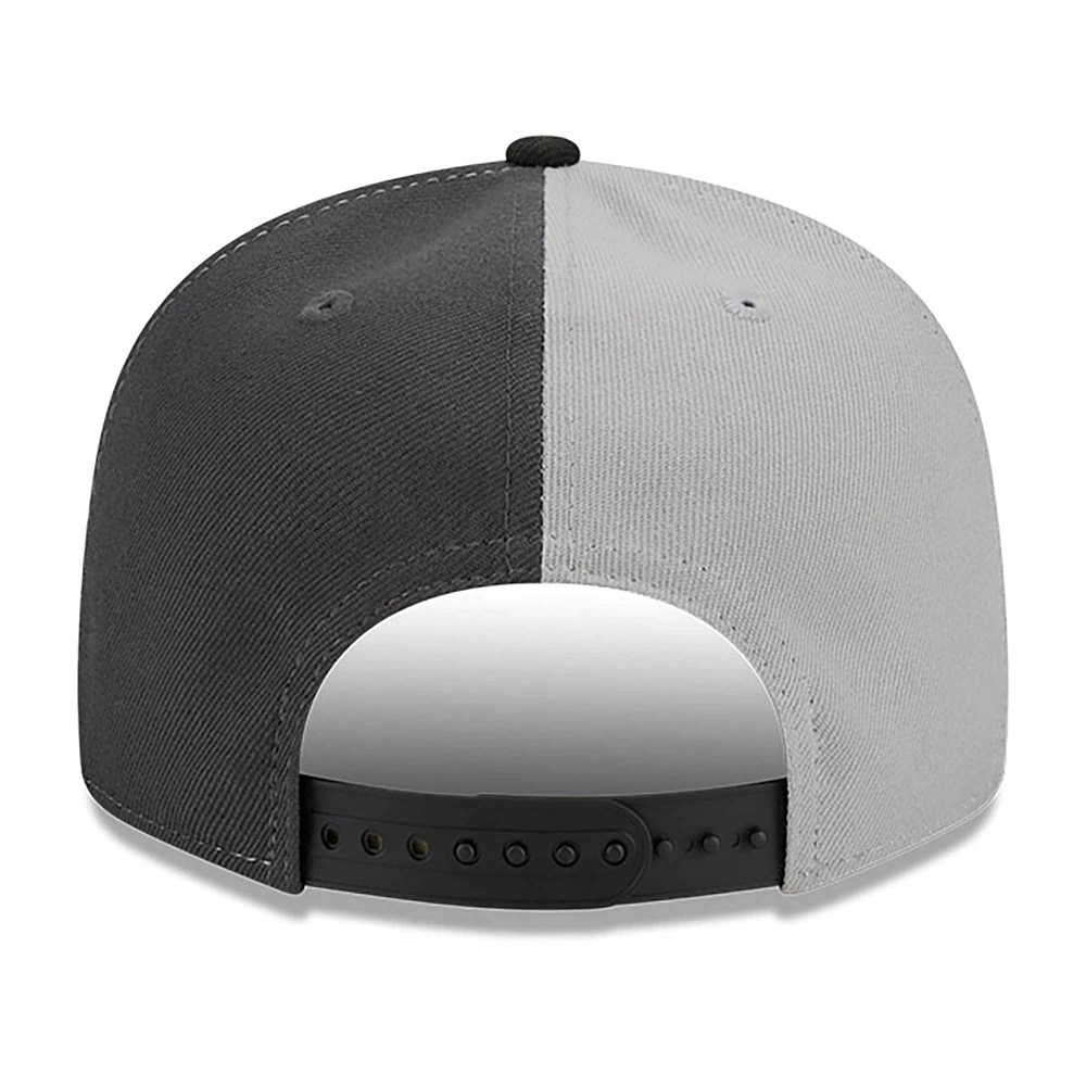 Casquette Snapback 9FIFTY Sideline des Rams de Los Angeles 2023 New Era pour homme, noir/gris