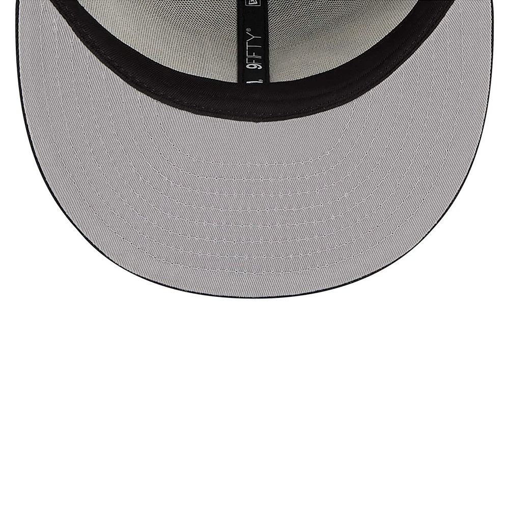 Casquette Snapback 9FIFTY Sideline des Rams de Los Angeles 2023 New Era pour homme, noir/gris