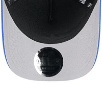 Men's New Era Black/Royal Los Angeles Rams 2025 NFL Draft 9FORTY M-Crown A-Frame Adjustable Hat