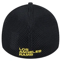 Men's New Era Black Los Angeles Rams Active Camo 39THIRTY Flex Hat