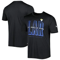 Men's New Era Black Los Angeles Rams Scrimmage T-Shirt