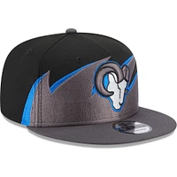 Casquette Snapback 9FIFTY Los Angeles Rams Tidal noire New Era pour homme