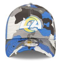 Men's New Era Camo Los Angeles Rams 2022 NFL Training Camp Official 39THIRTY Flex Hat