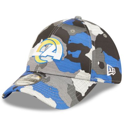 Men's New Era Camo Los Angeles Rams 2022 NFL Training Camp Official 39THIRTY Flex Hat