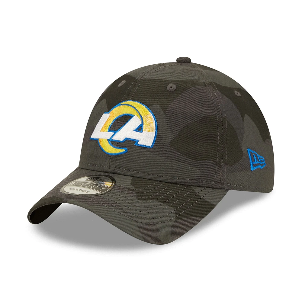 Casquette réglable New Era camouflage Los Angeles Rams Core Classic 2.0 9TWENTY pour hommes