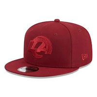 Casquette Snapback 9FIFTY Cardinal Los Angeles Rams Color Pack New Era pour homme