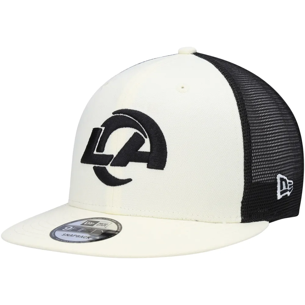 Lids Los Angeles Rams New Era Chrome Collection 9FIFTY Trucker Snapback Hat  - Cream/Black