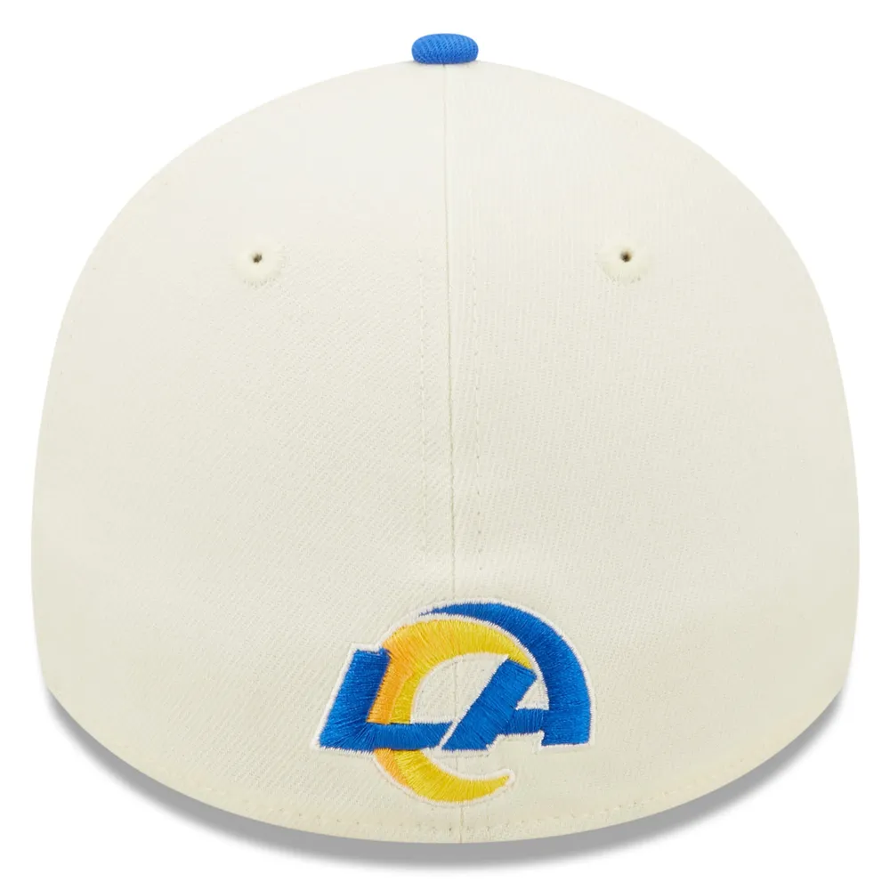 Casquette Flex Line 39THIRTY 2 tons Sideline 2022 New Era pour homme, crème/royal Los Angeles Rams