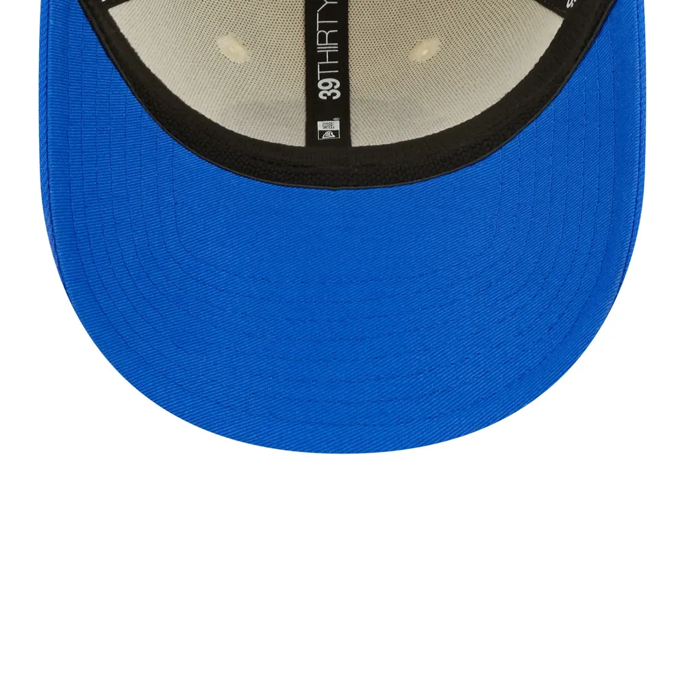 Casquette Flex Line 39THIRTY 2 tons Sideline 2022 New Era pour homme, crème/royal Los Angeles Rams