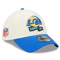 Casquette 39THIRTY Flex 2 tons pour homme New Era Crème/Royal Los Angeles Rams 2022