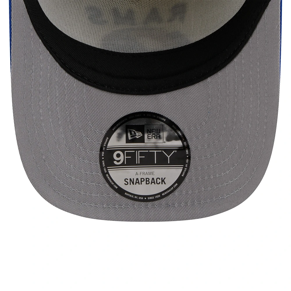 Men's New Era  Cream/Royal Los Angeles Rams 2025 NFL Draft A-Frame 9FIFTY Snapback Hat
