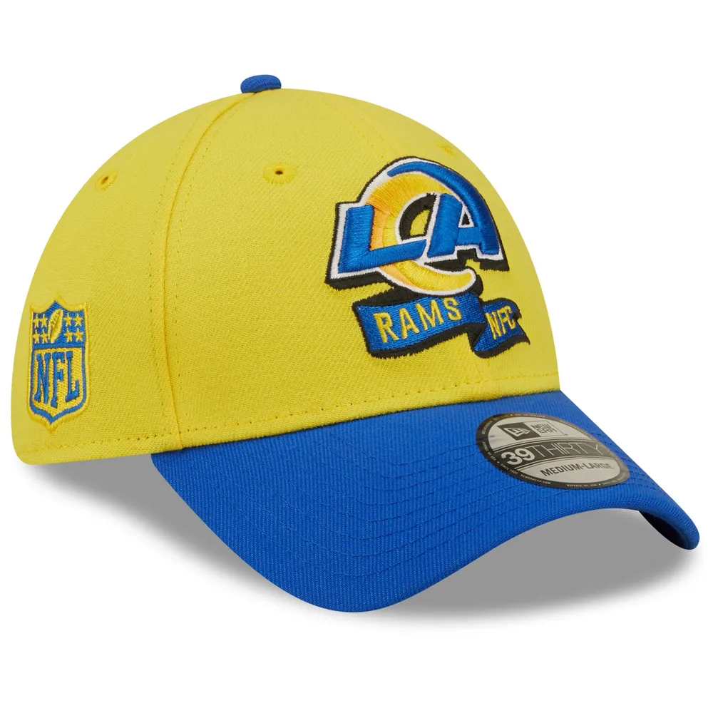 Lids Los Angeles Rams New Era SEC 2022 Sideline 39THIRTY Flex Hat - Gold