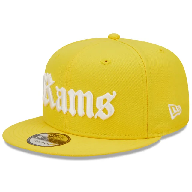 Men's New Era Royal Los Angeles Rams Script Logo Golfer 9FIFTY