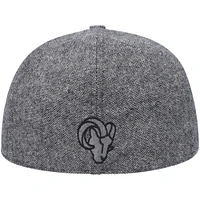 Men's New Era Gray Los Angeles Rams Peaky Duckbill Fitted Hat